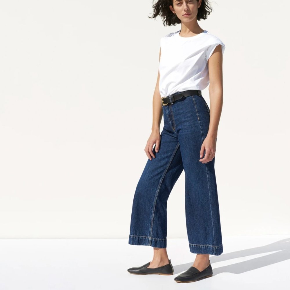 Everlane Edition 02 Wide Leg Crop Jean NWT